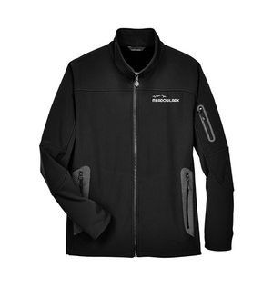 North End Men's Three-Layer Fleece Bonded Soft Shell Technical Jacket