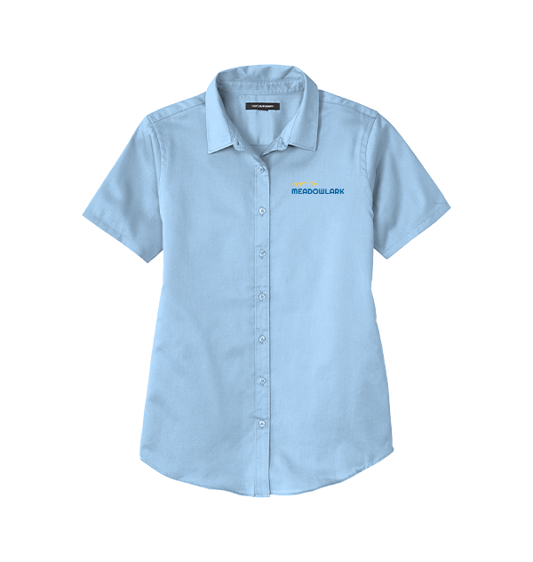 Port Authority® Ladies Short Sleeve SuperPro ™ React ™ Twill Shirt
