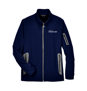 North End Men's Three-Layer Fleece Bonded Soft Shell Technical Jacket