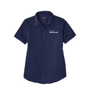 Port Authority® Ladies Short Sleeve SuperPro ™ React ™ Twill Shirt