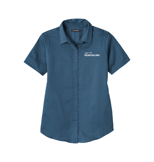 Port Authority® Ladies Short Sleeve SuperPro ™ React ™ Twill Shirt